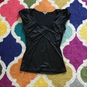 Charlotte Russe black animal print L large sexy